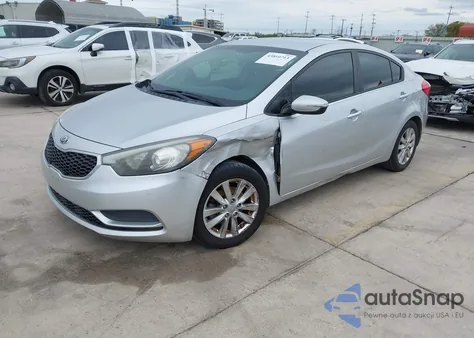 2014 Kia Forte Lx из США, поврежденный, VIN KNAFX4A6XE5078552
